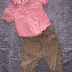 Toddler boy shirt and pants
